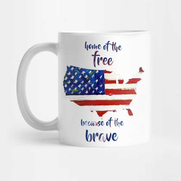 Home of the free because of the brave by BeverlyHoltzem